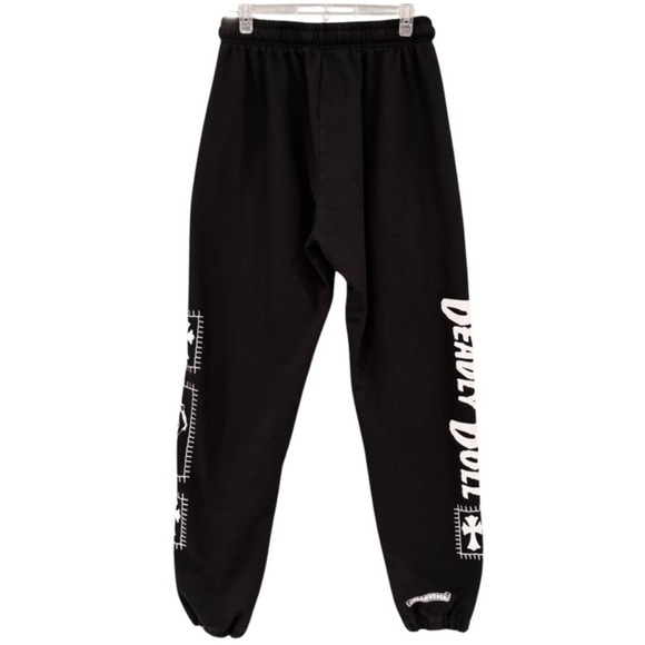 Chrome Hearts x Deadly Doll Black Sweatpants M - Picture 4 of 9